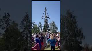 Merayakan hari besar midsummer di Stockholm #beautiful #viral #vlog #love #stockholm #music #singing