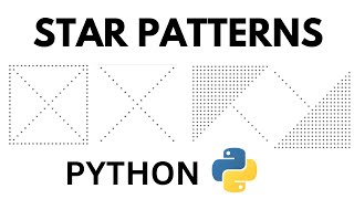 Star Pattern in Python | Cross | Cross in Square | Arrow Patterns