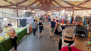 🇹🇭Walking through Bang Nam Phueng Market, Phra Pradaeng District, Samut Prakan Province, Thailand