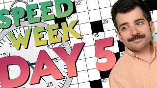 Monday: Speed Week Day 5 - 1 June 2026 New York Times Crossword