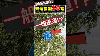 全国の道路標識いくよ٩( 'ω' )و 都道府県道標識（ヘキサゴン）ver. #shorts #roadsigns #道路標識