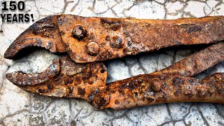 Rusty Pliers Restoration - Restoration Video Better Then @RandomHands!