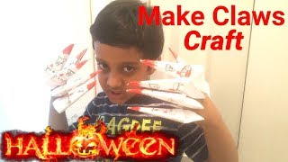 How to make Dragon claws |  Paper claws | Easy like Jeremy shafer origami Rainbow Toys kids fun