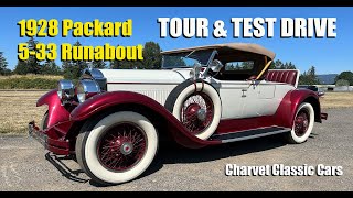 TOUR & TEST DRIVE: 1928 Packard 5-33 Runabout - Charvet Classic Cars