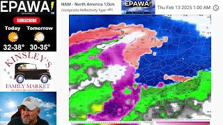 Monday February 10th, 2025 video forecast