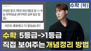 수학 하 개념정리, 40강으로 언제복습? 이거만 보면 됩니다.ㅣ수능, 내신 완벽 정리