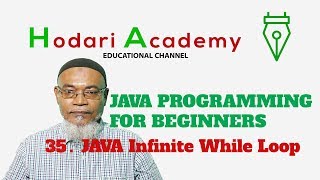Java Programming for Beginners - 35. Java Infinite While loop