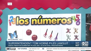 State Superintendent sues governor, AG over dual language learning