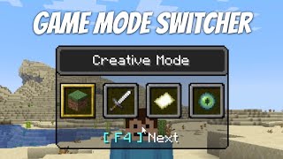 Change Gamemodes Quickly with Minecraft Gamemodes Switcher Hotkey #minecraft