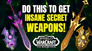 Do This To Get Amazing "SECRET" Transmog Weapons! WoW War Within | Commander of Argus Achievement