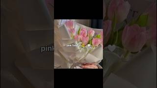 Pink Tulips🌷🤍 #tulip #flowers #bouquet #aesthetic #pinterest #fyp #explorepage #viralvideo #shorts