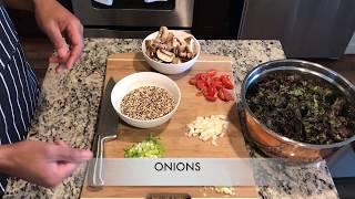 Sauteed Quinoa with Kale \u0026 Mushrooms