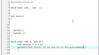 25 C Programming Video Tutorials for Beginners Function Parameters Arguments with example