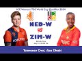 🔴Live : Netherlands Women vs Zimbabwe Women Live Match Today | NEDW vs ZIMW Live Score Today