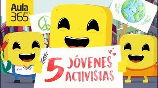 ¡SALVEMOS EL MUNDO!🌎5 Jóvenes Activistas 🦋 | Los 5 de Aula365 😁