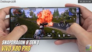 Vivo X80 Pro test game PUBG Mobile Max Setting | Snapdragon 8 Gen 1