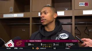 Isaiah Thomas hopes for the best for Kevin Love after losing the big man to an injured hand