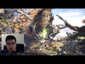 【 mhw 雄雌火龍】下位裝備 上位討伐 沖水死亡？ 武器 太刀 大錘 操作示範【monster hunter world 魔物獵人世界 ps4 pc 中文 gameplay 】