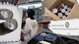 üniversite valizimi hazirliyorum | mini ogrenci evi alisverisi