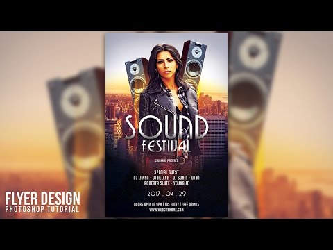 Design a Sound Festival Flyer In Photoshop Design a Sound Festival Flyer In Photoshop