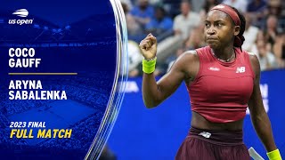Coco Gauff vs. Aryna Sabalenka Full Match | 2023 US Open Final