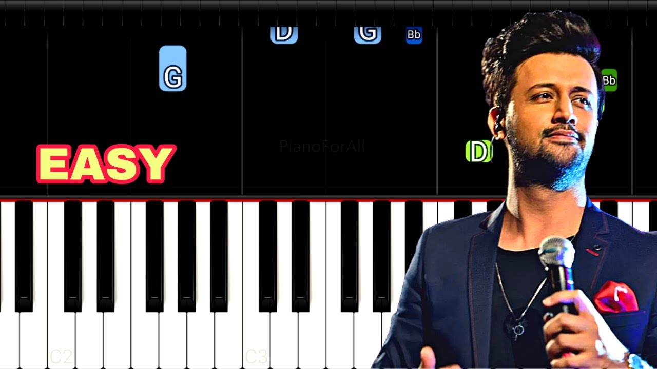 Aadat Piano Tutorial | Juda Hoke Bhi | Atif Aslam | Mithoon | Kalyug ...