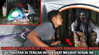 Camping horoR GawaT Mengerikan teroR Hantu sosok Misterius pohon Bambu sampai Kapok di kejaR jin