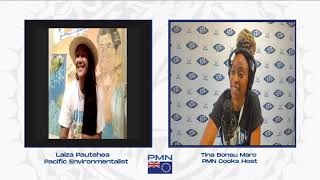 Pacific Environmentalist Laiza Pautehea Live on #PMNCOOKS