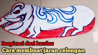 cara membuat reog jaran celengan dari kardus // mudah dan cepat