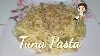 Tuna Pasta recipe/quick and easy/swak sa budget/pinoy style tuna past/tuna pasta arkei's kitchen