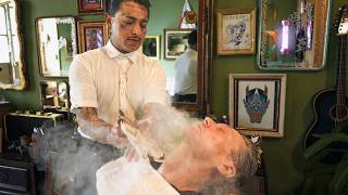 💈 This Oaxacan Barber Gave Me a Mustache - How Did It Turn Out? | Hot Towel Shave