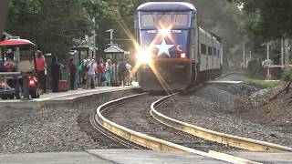 Epic Evening! Railfanning in Cary on 9/28/18! Ft: Ex-CSX, NS, PRLX, UP, And Amtrak!