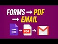 Google Forms Automation: Generate PDFs & Email Them Automatically | No Coding Needed