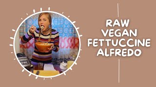 The Best Raw Vegan Fettuccine Alfredo Recipe; Secret Ingredients Revealed!