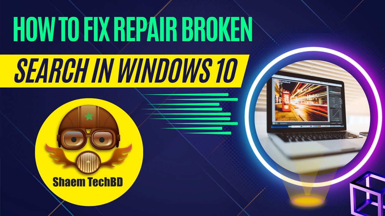 How To Fix Repair Broken Search In Windows 10 (Easiest Ways) - YouTube