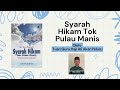 6 - Syarah Hikam Tok Pulau Manis - Tuan Guru Haji Ali Akar Peluru - Rezeki Dari Allah - 9/6/2001