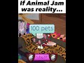 If AJ was Reality… Animal Jam #shorts