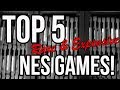 TOP 5 NES GAMES - The Rare & Expensive In My Collection!