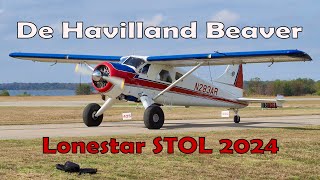 De Havilland Beaver - Lonestar STOL 2024 - Takeoff \u0026 Landing