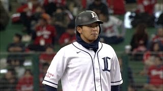 浅村、適時二塁打でリードを広げる！ 2014.03.19 L-C