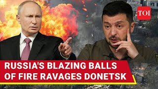 Putin’s Flamethrowers Wreck Donetsk; Zelensky Wants NATO Troops As 14,000 Flee Kharkiv