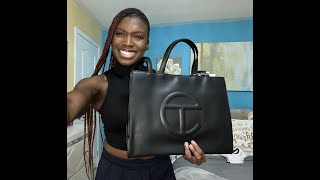 Black Medium Telfar Unboxing| First Thoughts | Small Comparison| Trae Cee