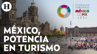 Claudia Sheinbaum y Miguel Torruco inauguran el Tianguis Turístico 47 en la Ciudad de México