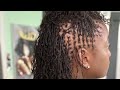 Sisterlocks Installation - Fine/Thin Natural Hair