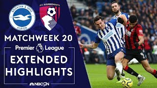 Brighton v. Bournemouth | PREMIER LEAGUE HIGHLIGHTS | 12/28/19 | NBC Sports
