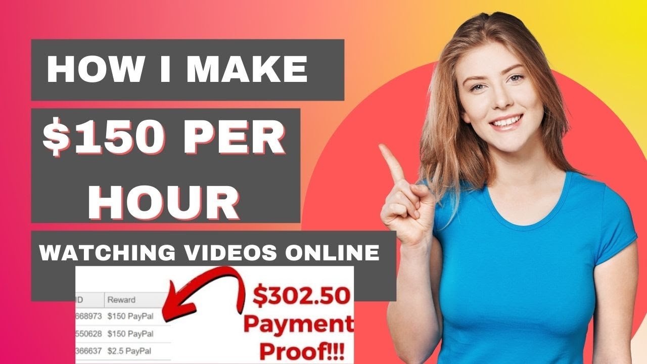 Get Paid To Watch Videos Online | Make Money WATCHING VIDEOS | Earn ...