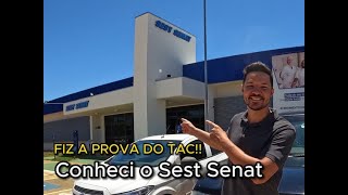 APROVADO na prova TAC!!! Conheci as instalações do Sest Senat de Osvaldo Cruz/SP...