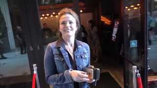 Dina Meyer on how Starship Troopers would do against sharks at the Sharknado 3 Premiere @DinaMeyer