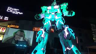 「機動戦士ガンダムUC RE:MIX0096」 実物大ユニコーンガンダム立像 in お台場