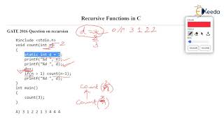 Gate 2016 Recursion Practice Questions | Data Structures | GATE | COMPUTER SCIENCE ENGINEERING